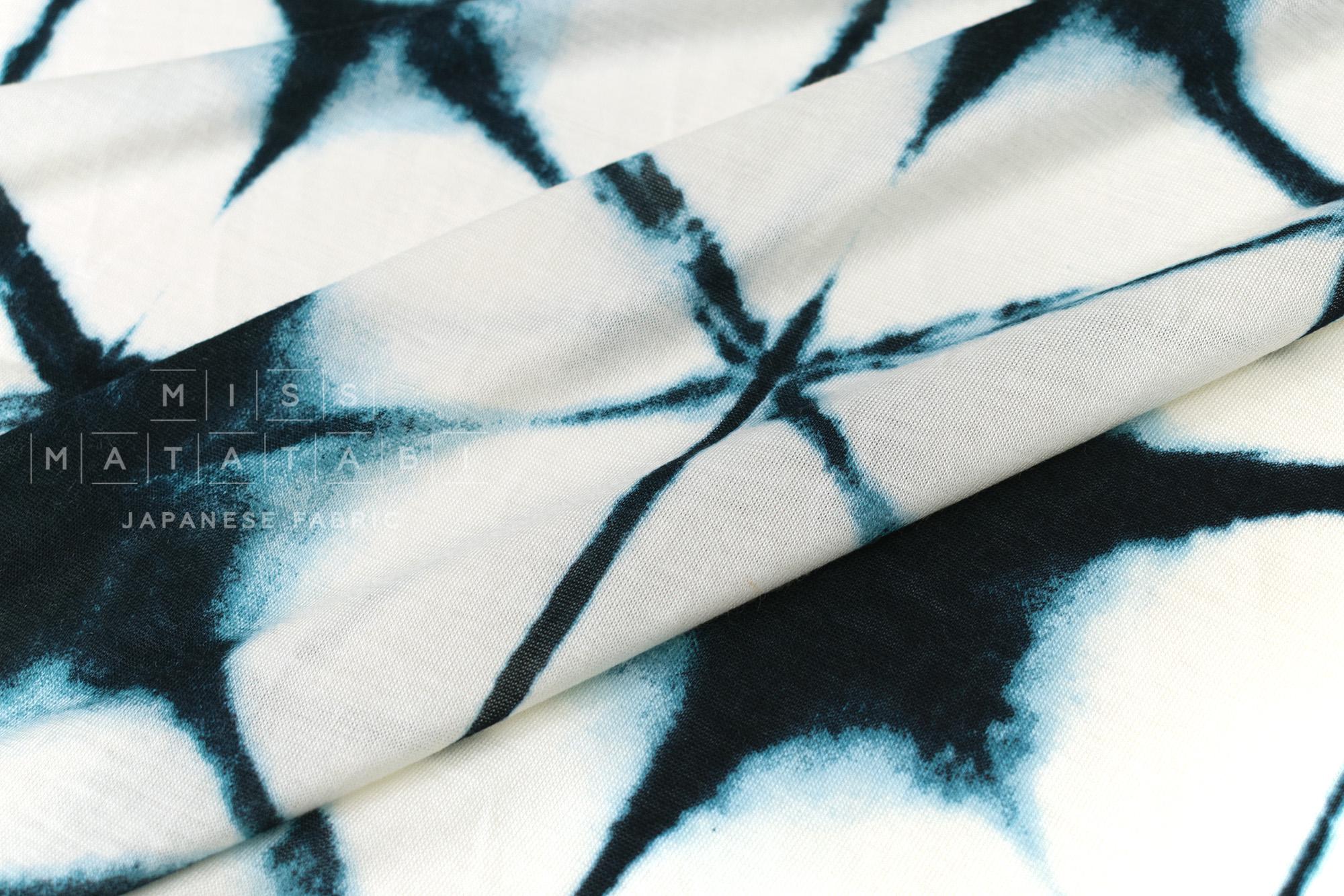 Japanese Fabric Shibori Rayon Silk Knit - A - 50cm