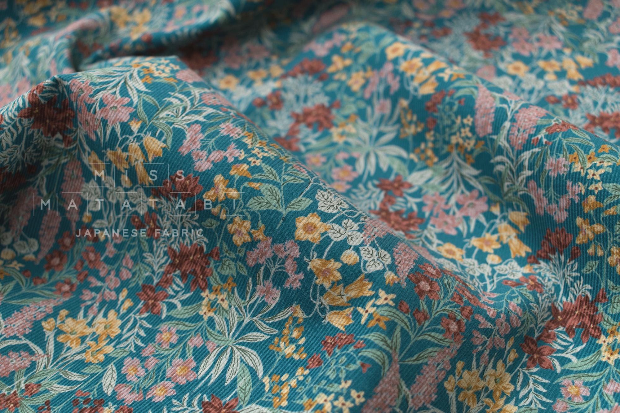 Japanese Fabric Corduroy Miki - B - 50cm