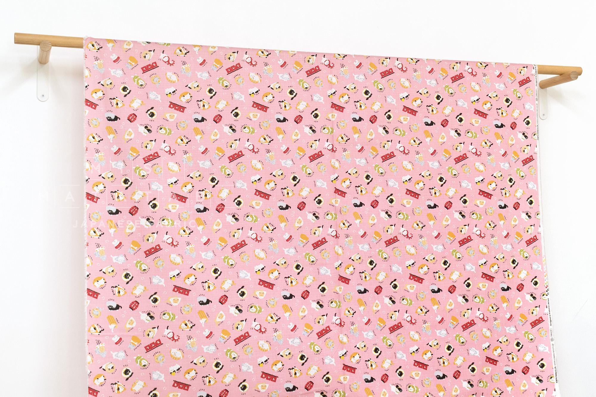 Japanese Fabric Oden Cats - B - 50cm