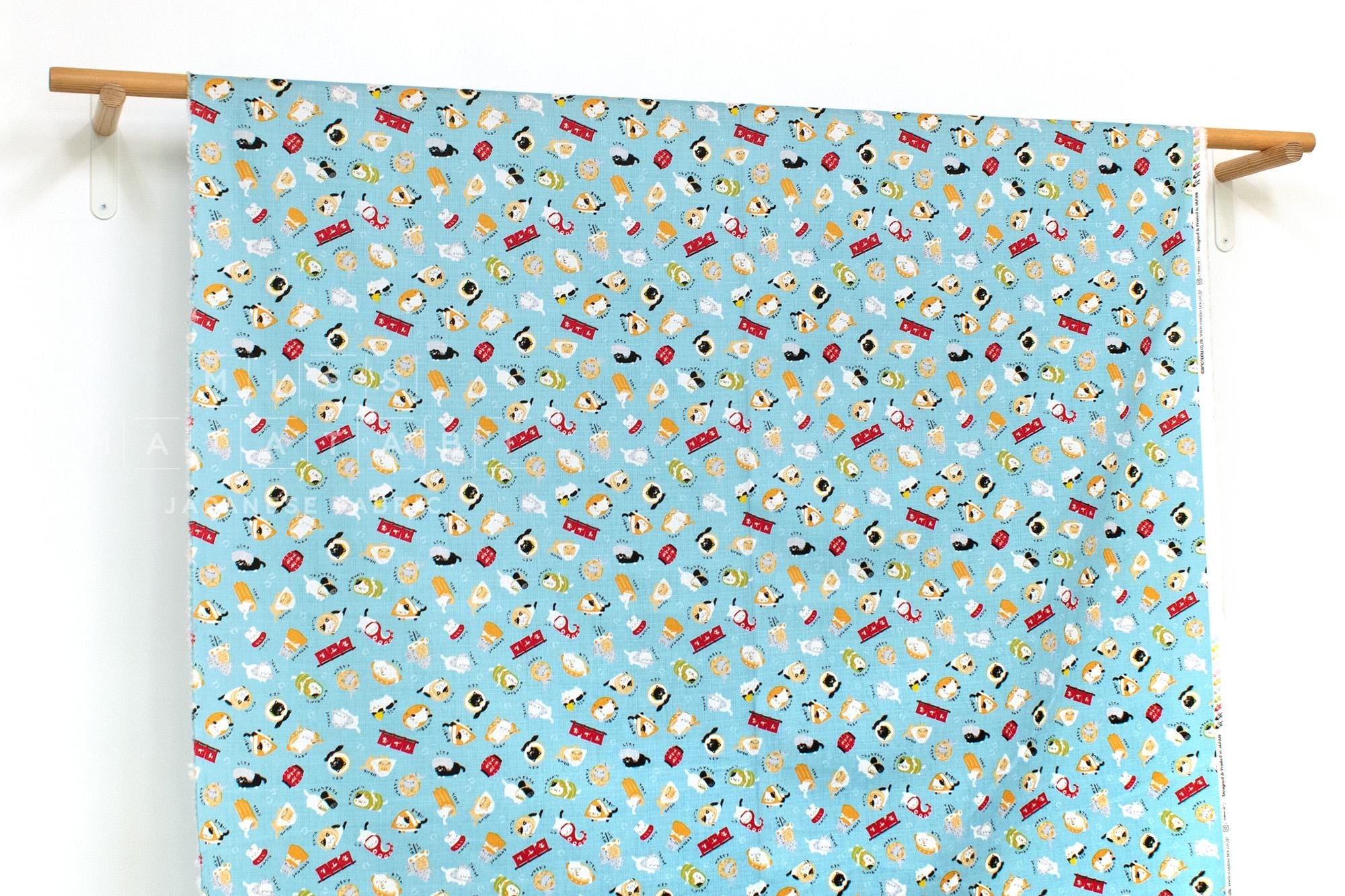 Japanese Fabric Oden Cats - C - 50cm