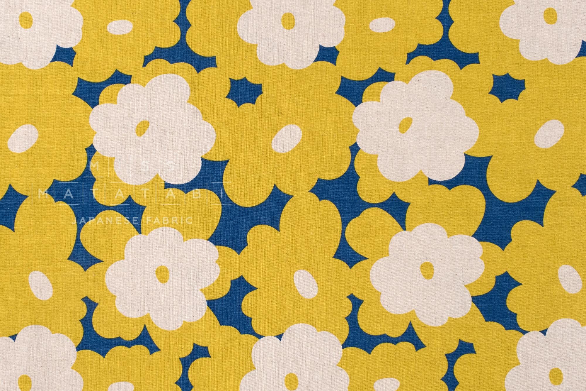 Japanese Fabric Marmalade Flowers - E - 50cm