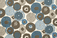 Japanese Fabric Corduroy Lotus - A - 50cm