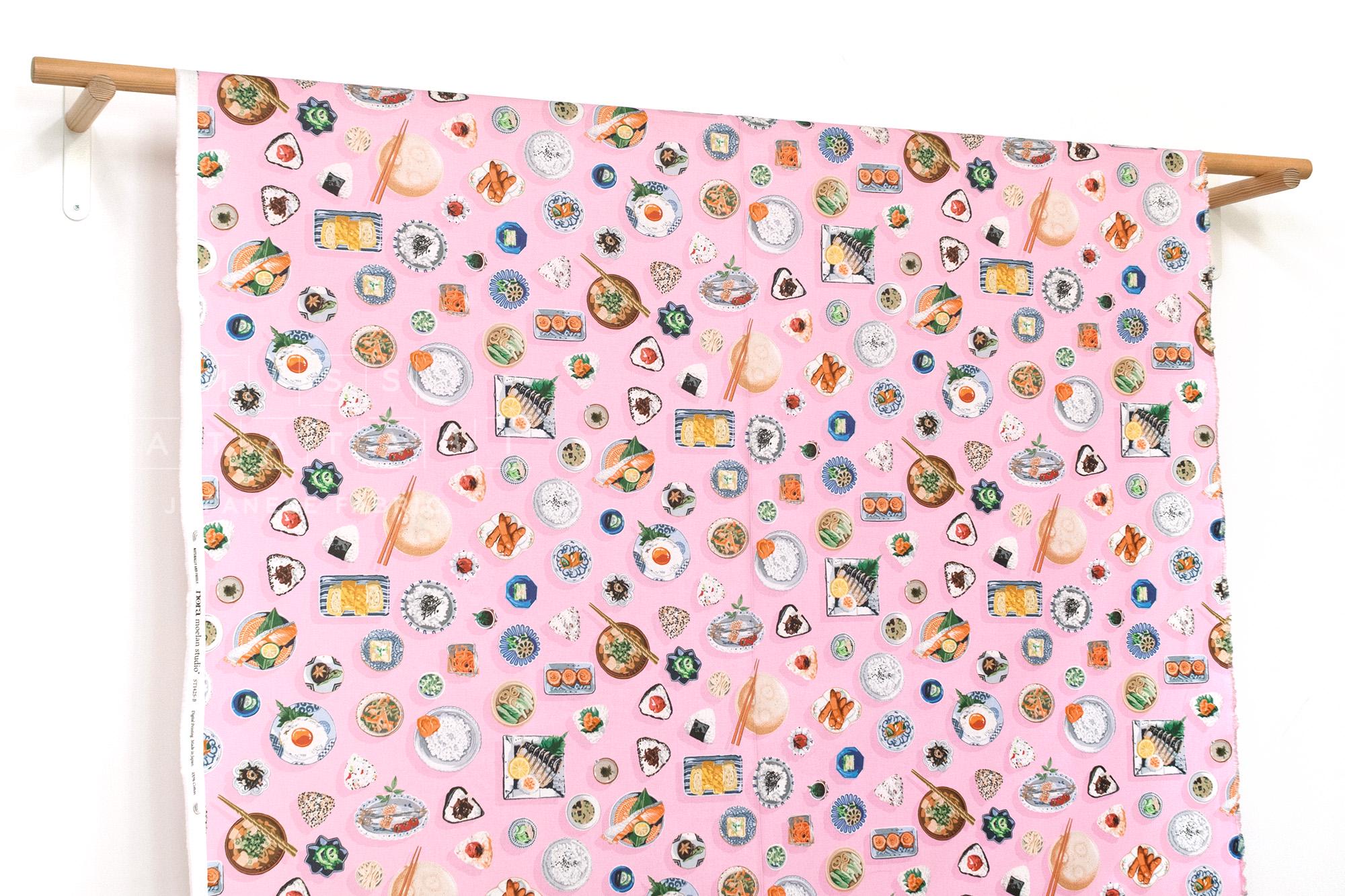 Japanese Fabric Japanese Food - B - 50cm