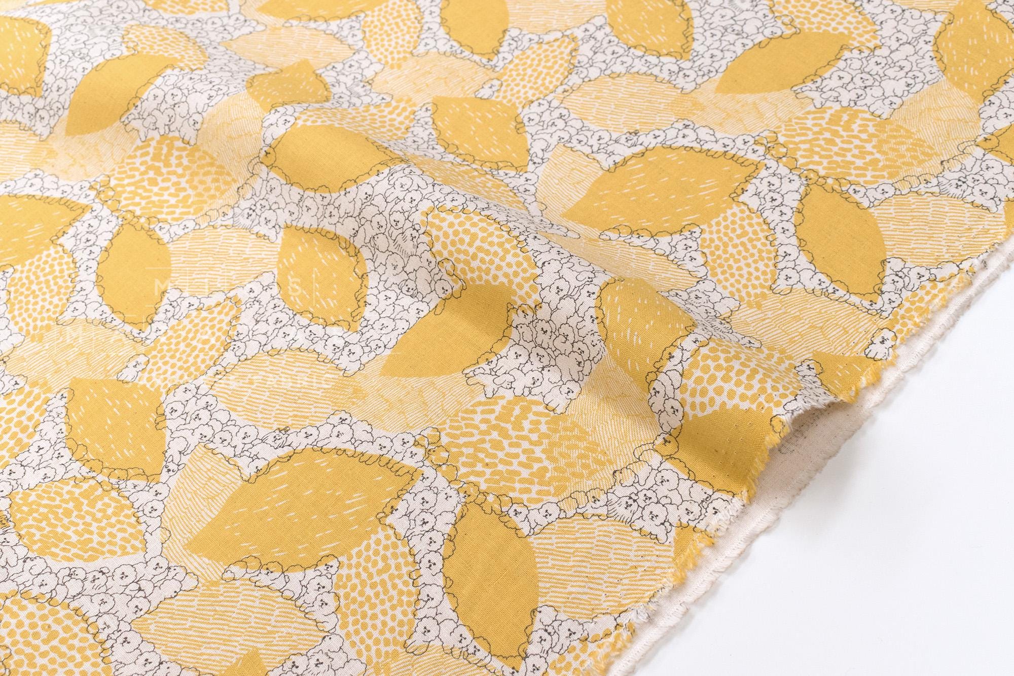 Japanese Fabric Bichon Frise - A - 50cm