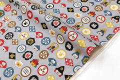 Japanese Fabric Bushi Cats - D - 50cm