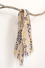 Shokunin Collection Hand-printed Chusen Japanese TEWSEN Tenugui Short Scarf - Amanogawa Milky Way