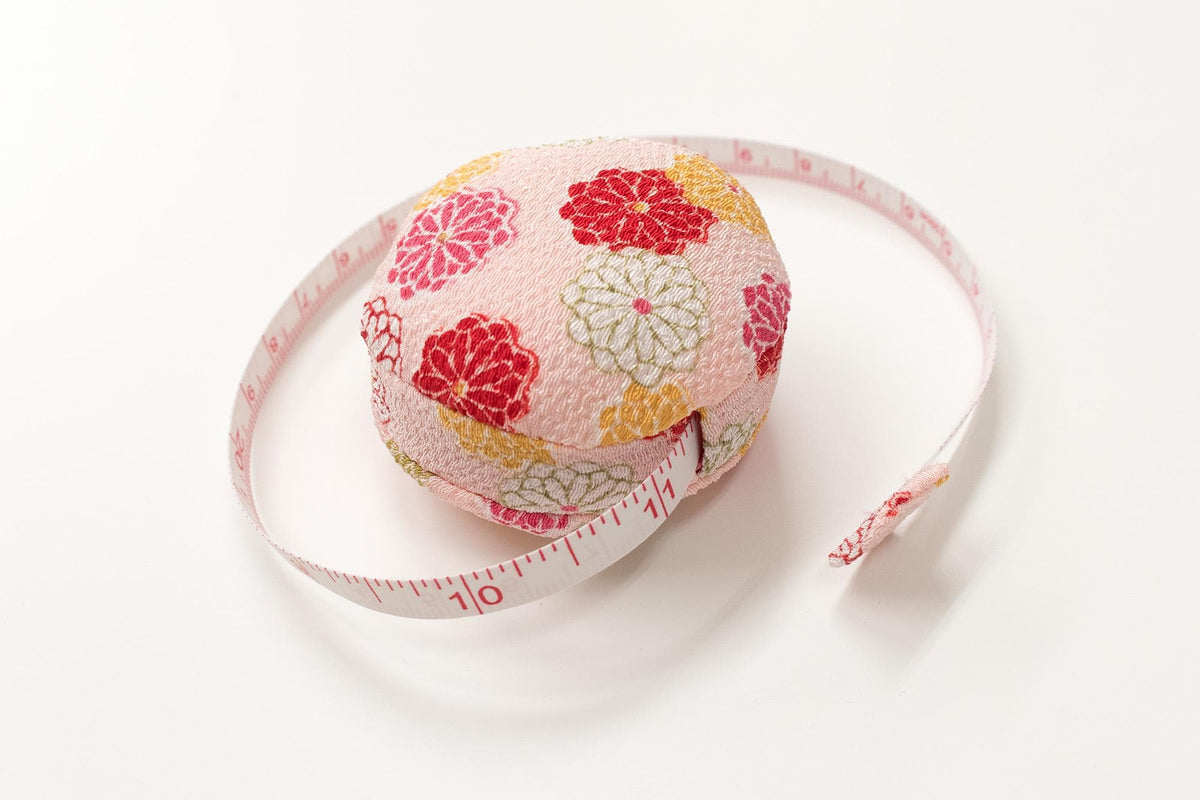 Japanese Hiro Macaron Chirimen Tape Measure - A