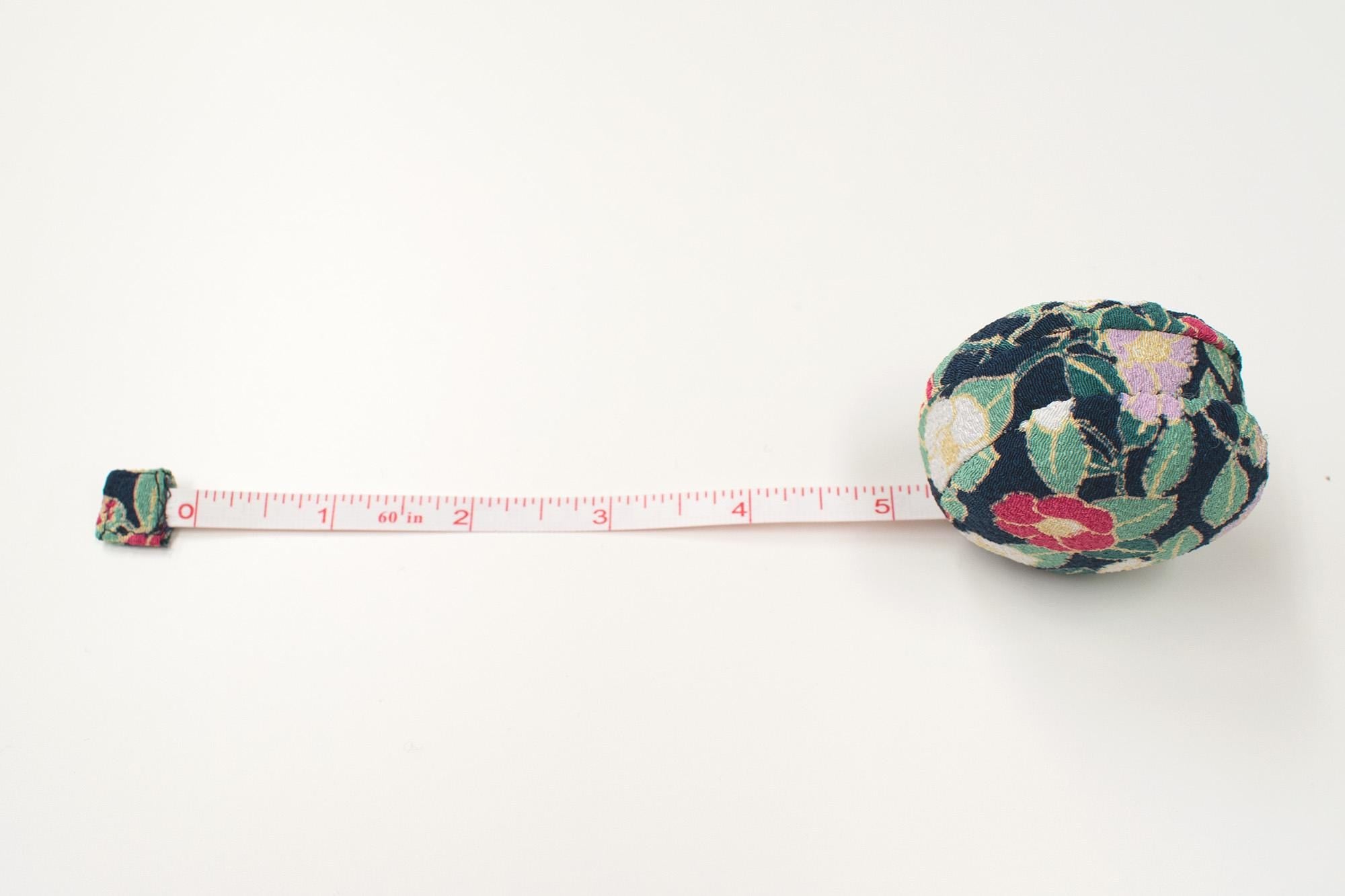 Japanese Hiro Macaron Chirimen Tape Measure - C