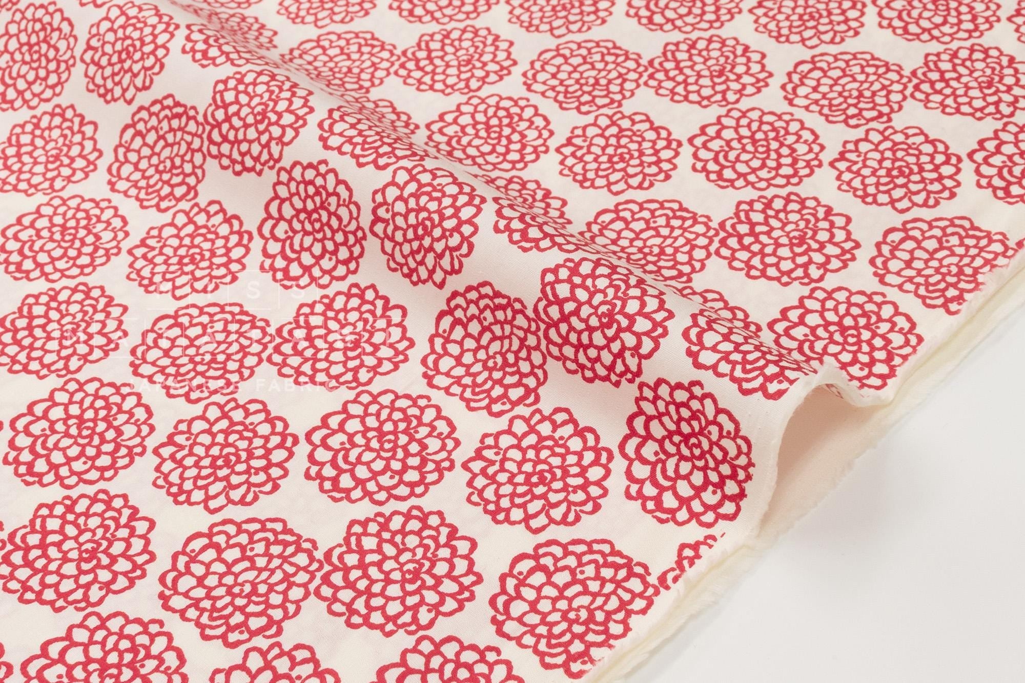 Japanese Fabric Mini Dahlia - A - 50cm