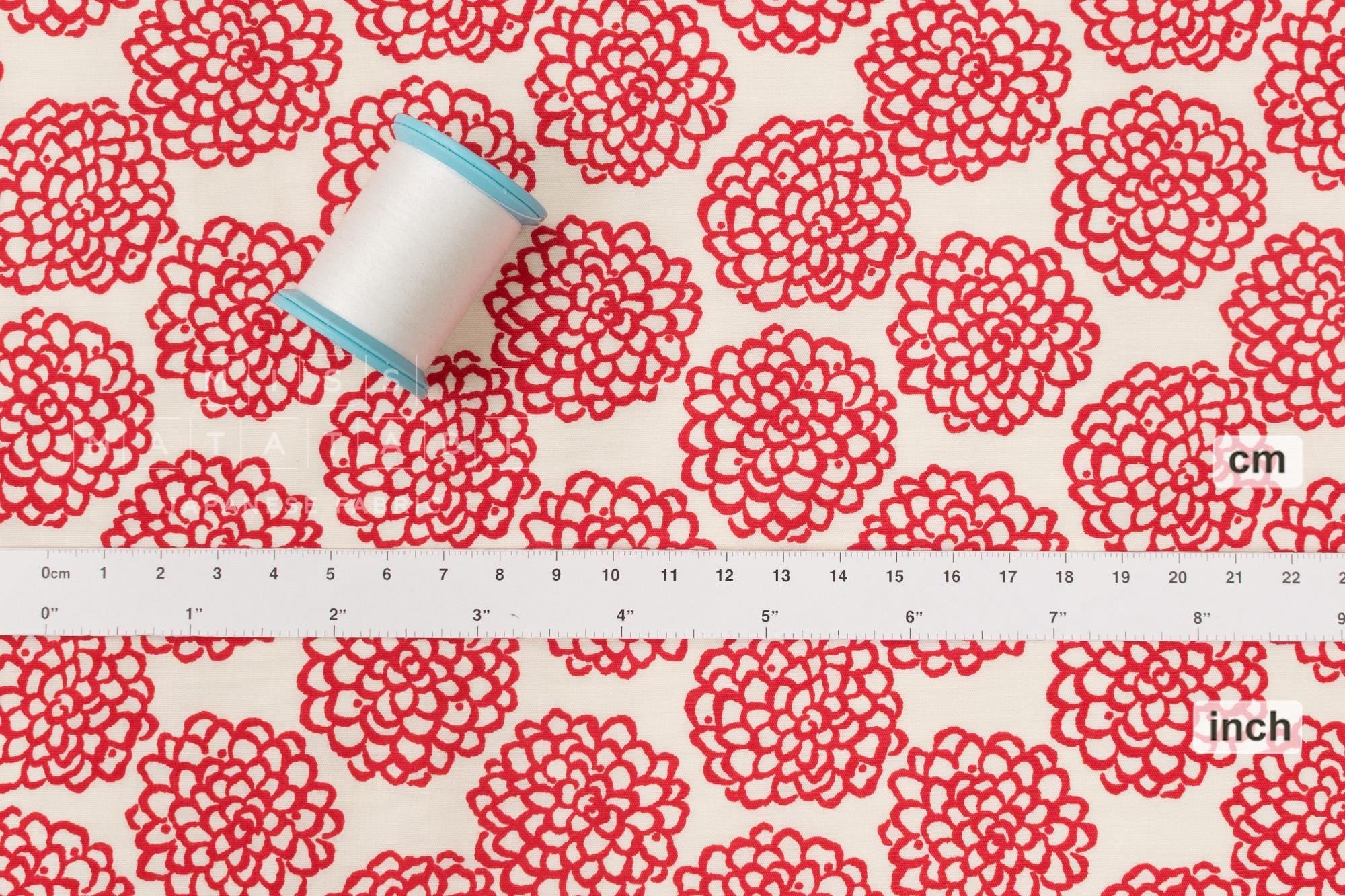 Japanese Fabric Mini Dahlia - A - 50cm