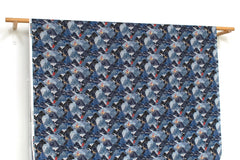 Japanese Fabric Misty Mountains - D - 50cm