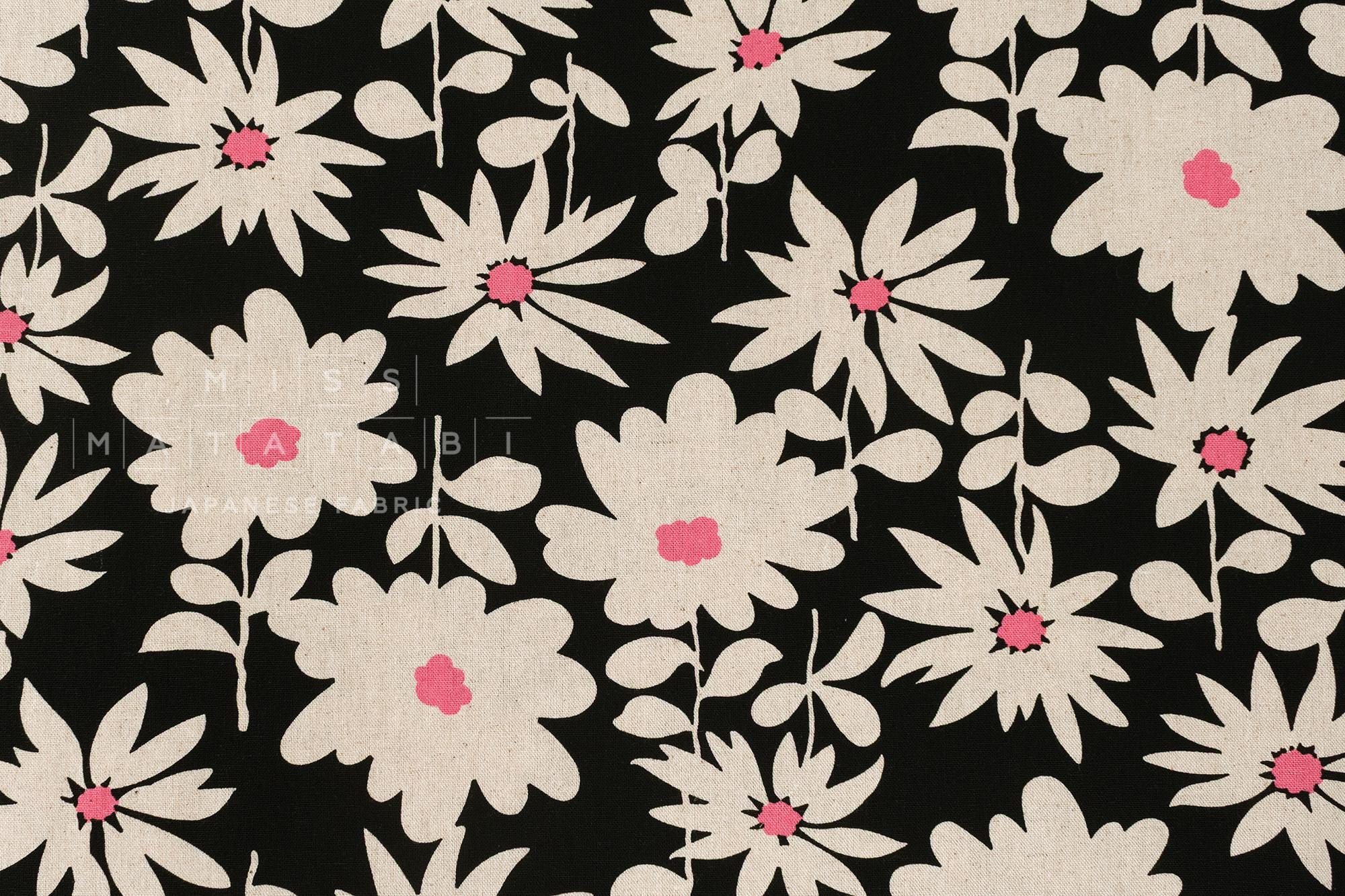 Japanese Fabric Daisy Daisy - D - 50cm