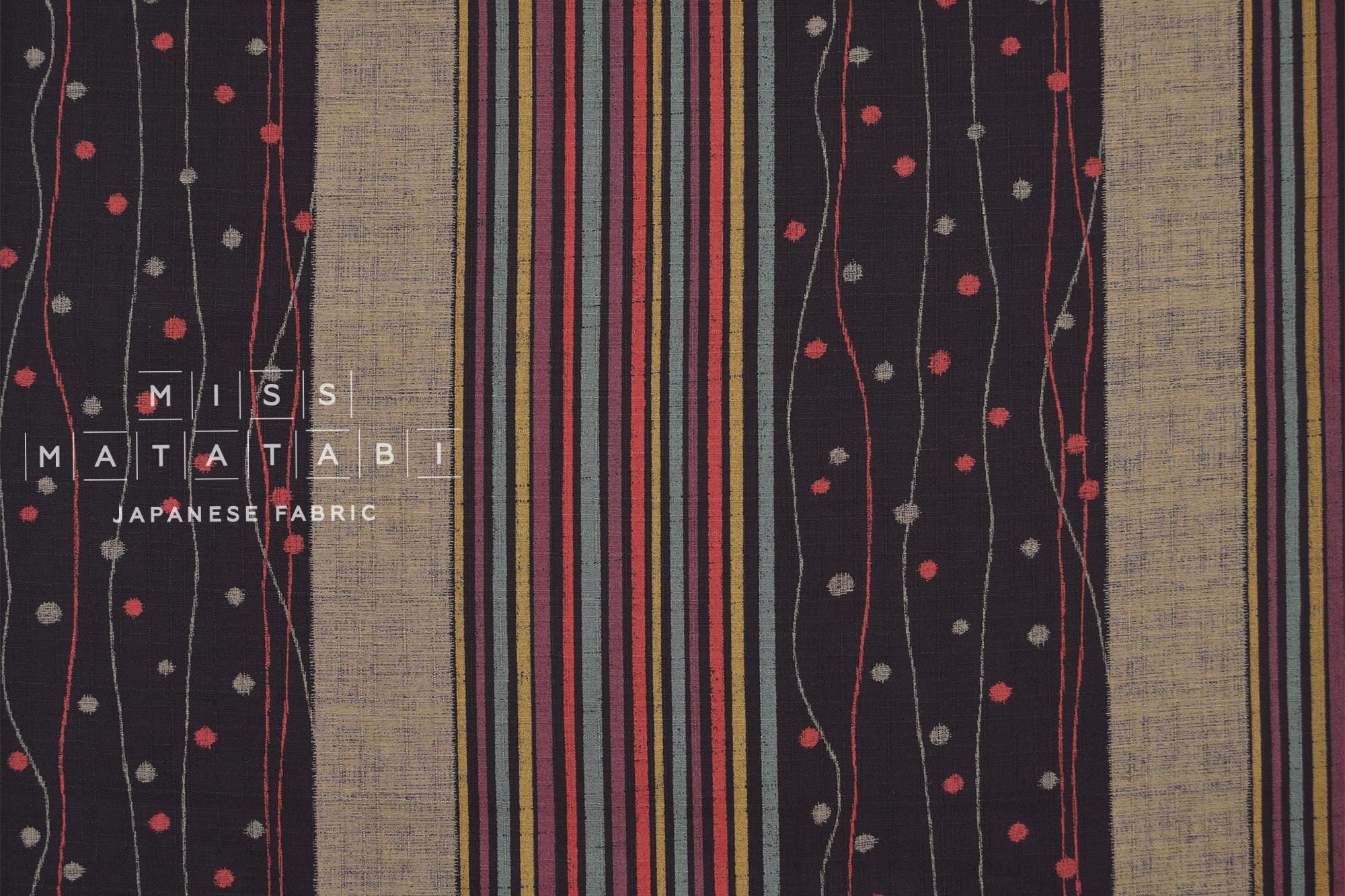 Japanese Fabric River Flow - E - 50cm