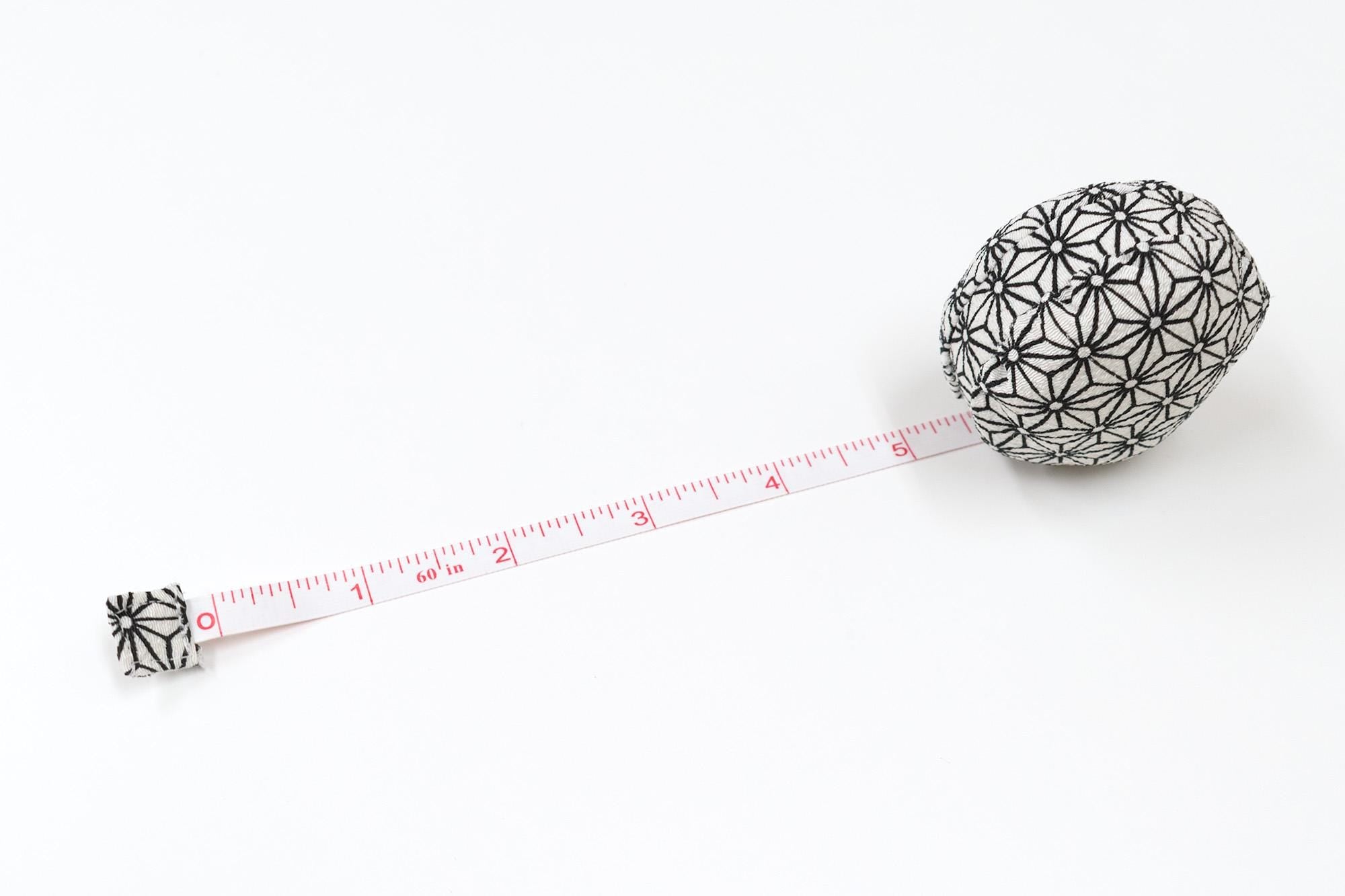 Japanese Hiro Macaron Chirimen Tape Measure - D