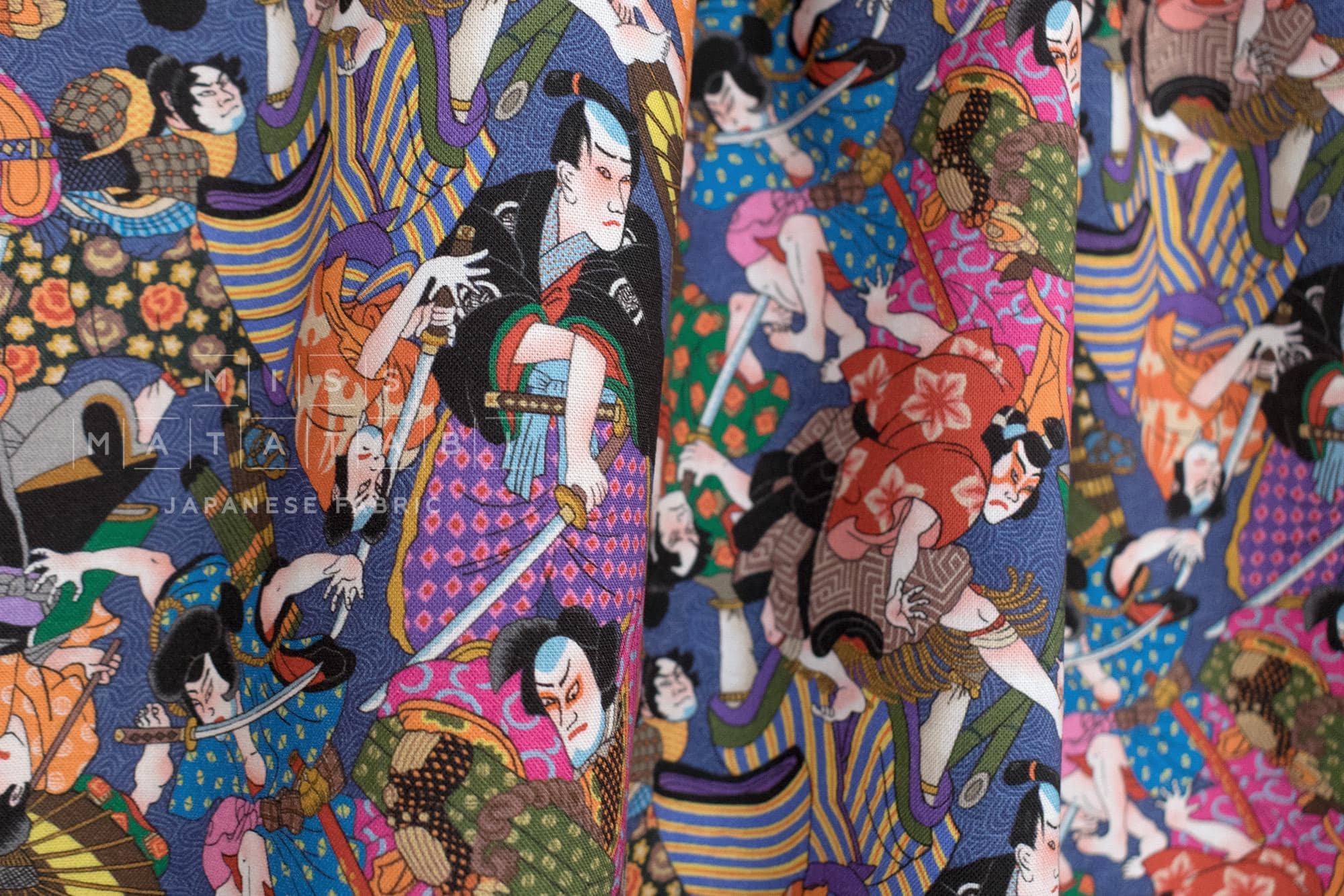 Japanese Fabric Kabuki - 50cm