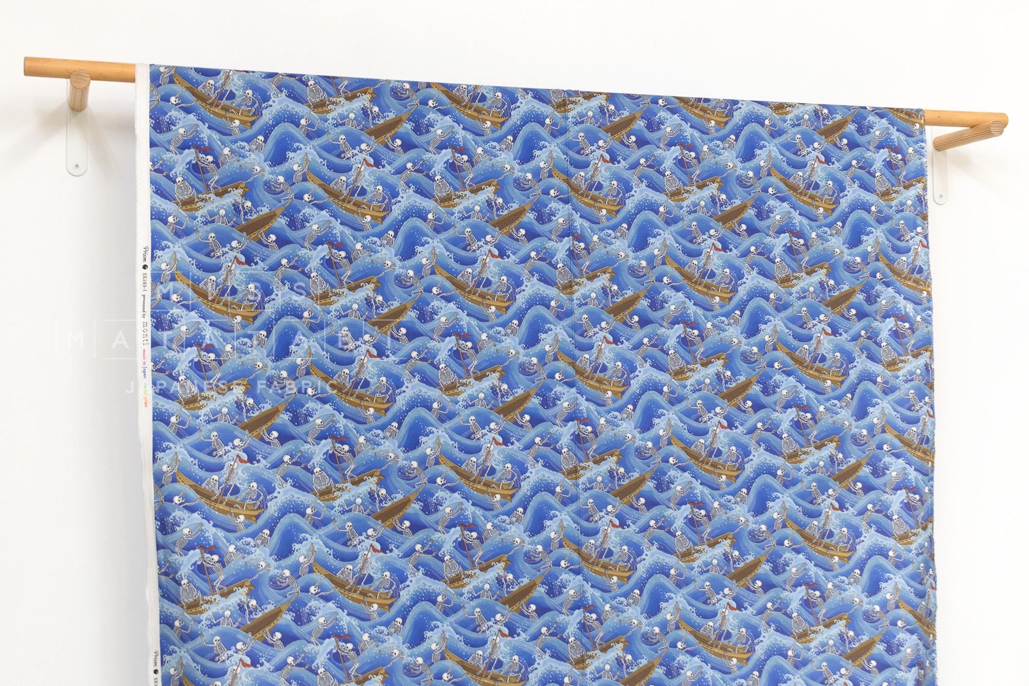 Japanese Fabric Skeletons at Sea - 50cm