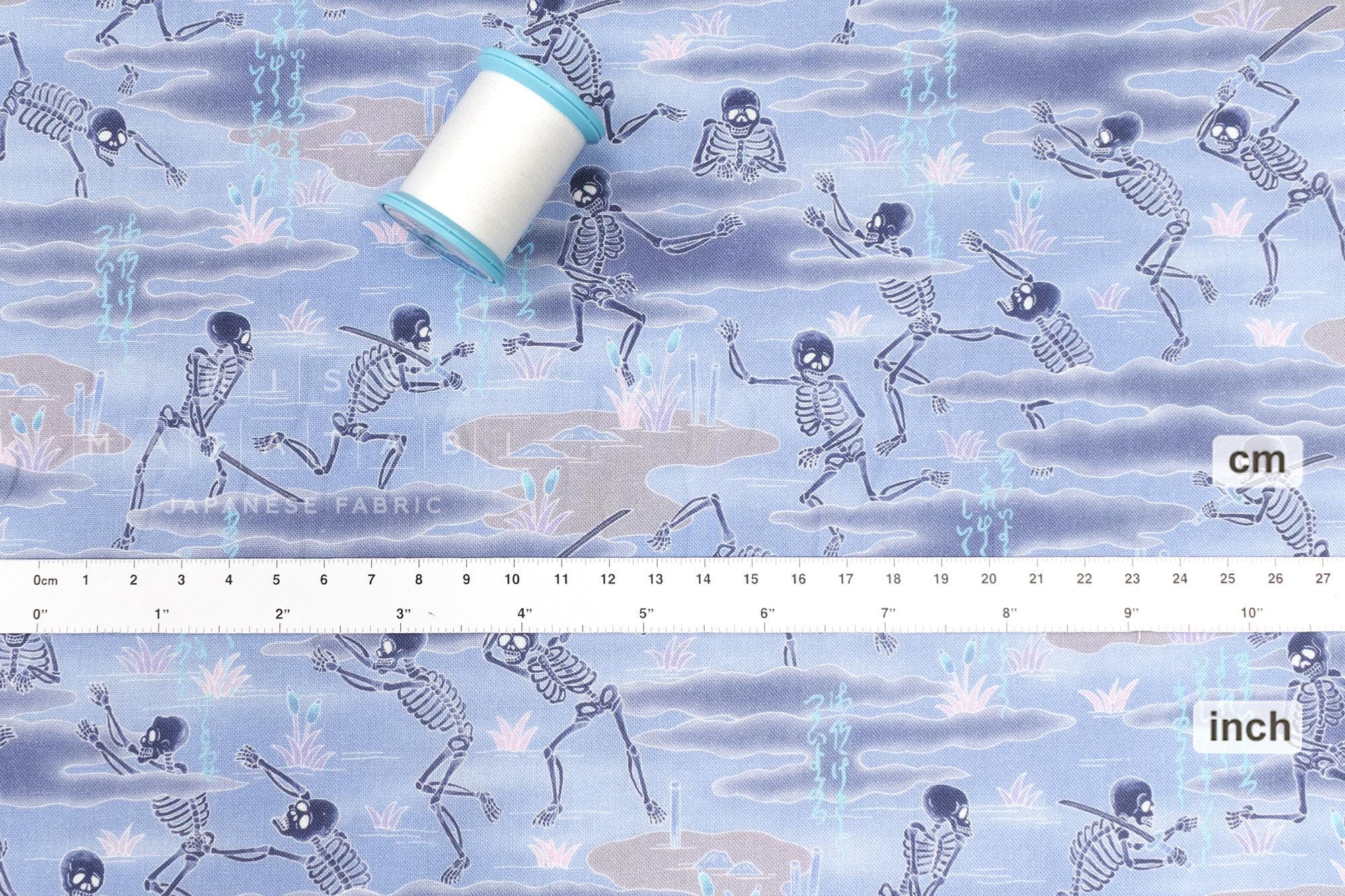 Japanese Fabric Skeletons in the Mist - 50cm