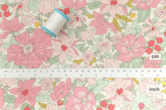 Japanese Fabric All the Flowers - pink - 50cm