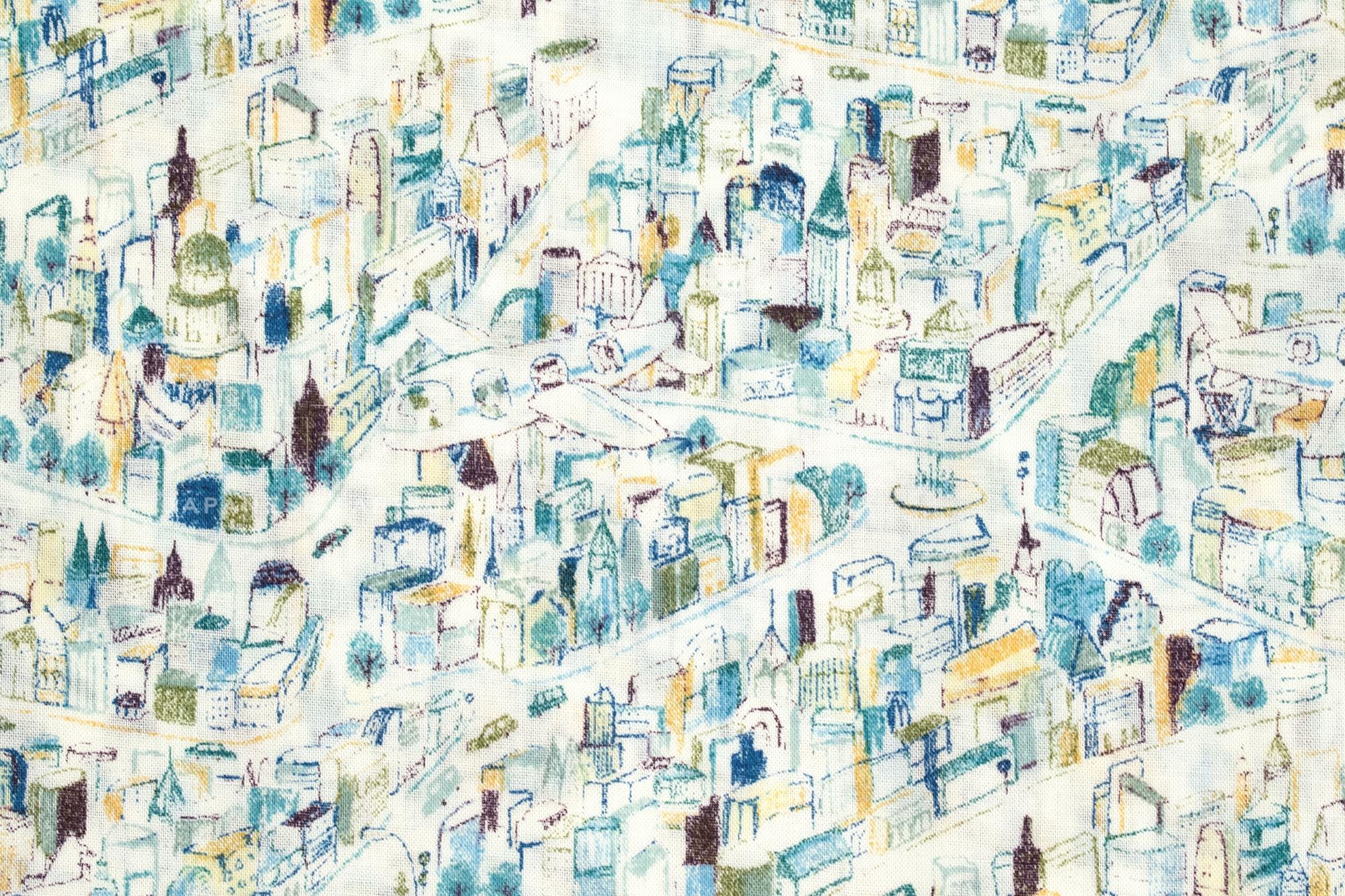 Japanese Fabric Cats Take Flight - C - 50cm