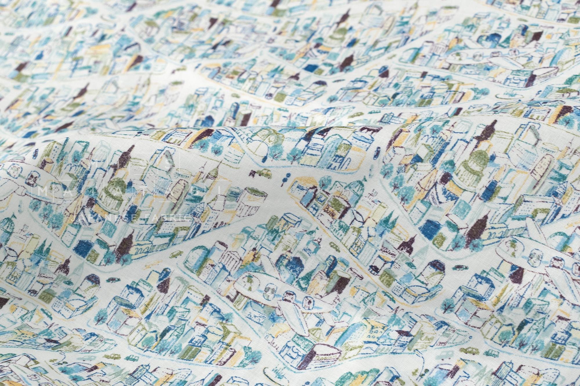 Japanese Fabric Cats Take Flight - C - 50cm