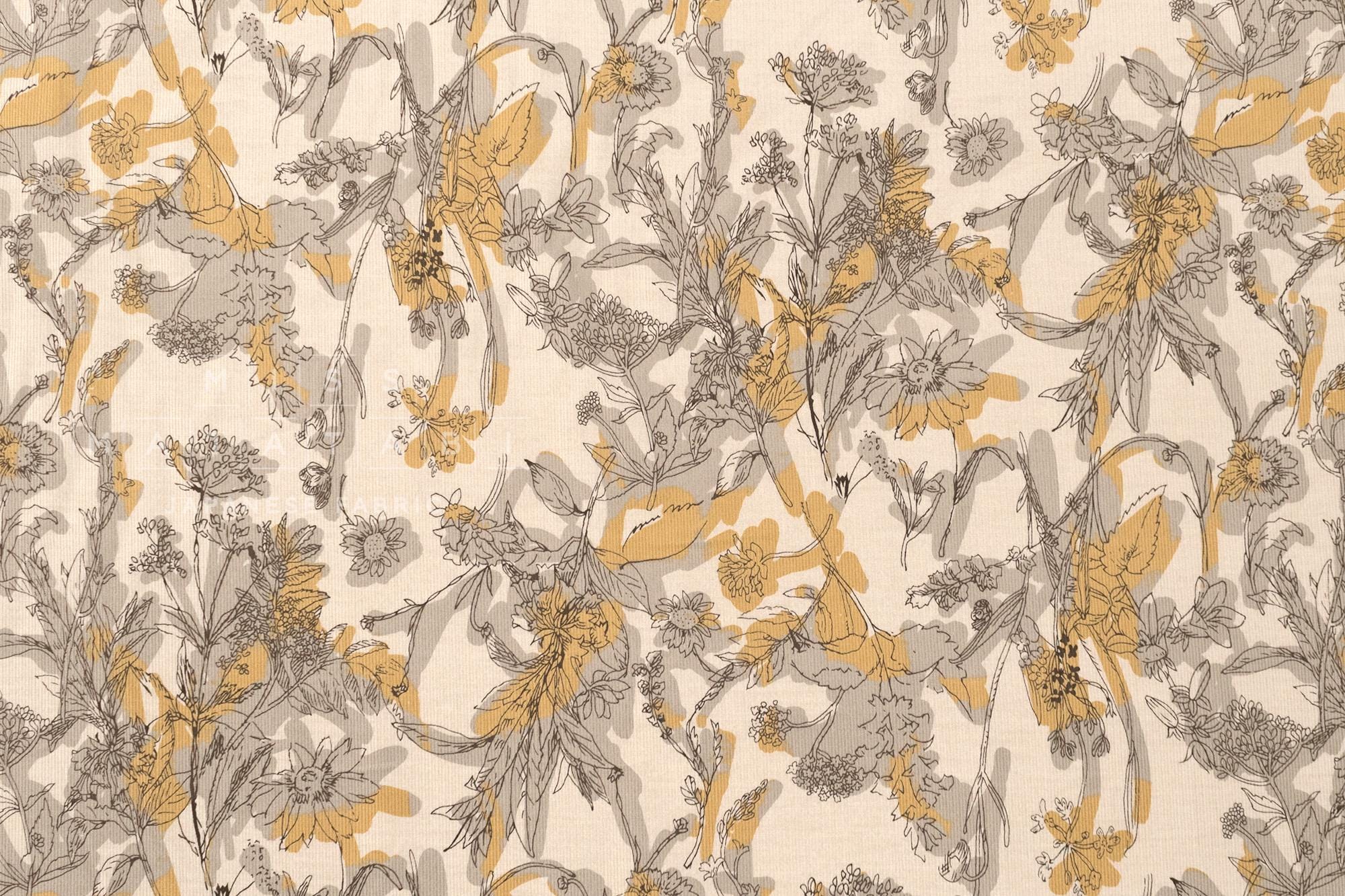 Japanese Fabric Corduroy Hailey - B - 50cm