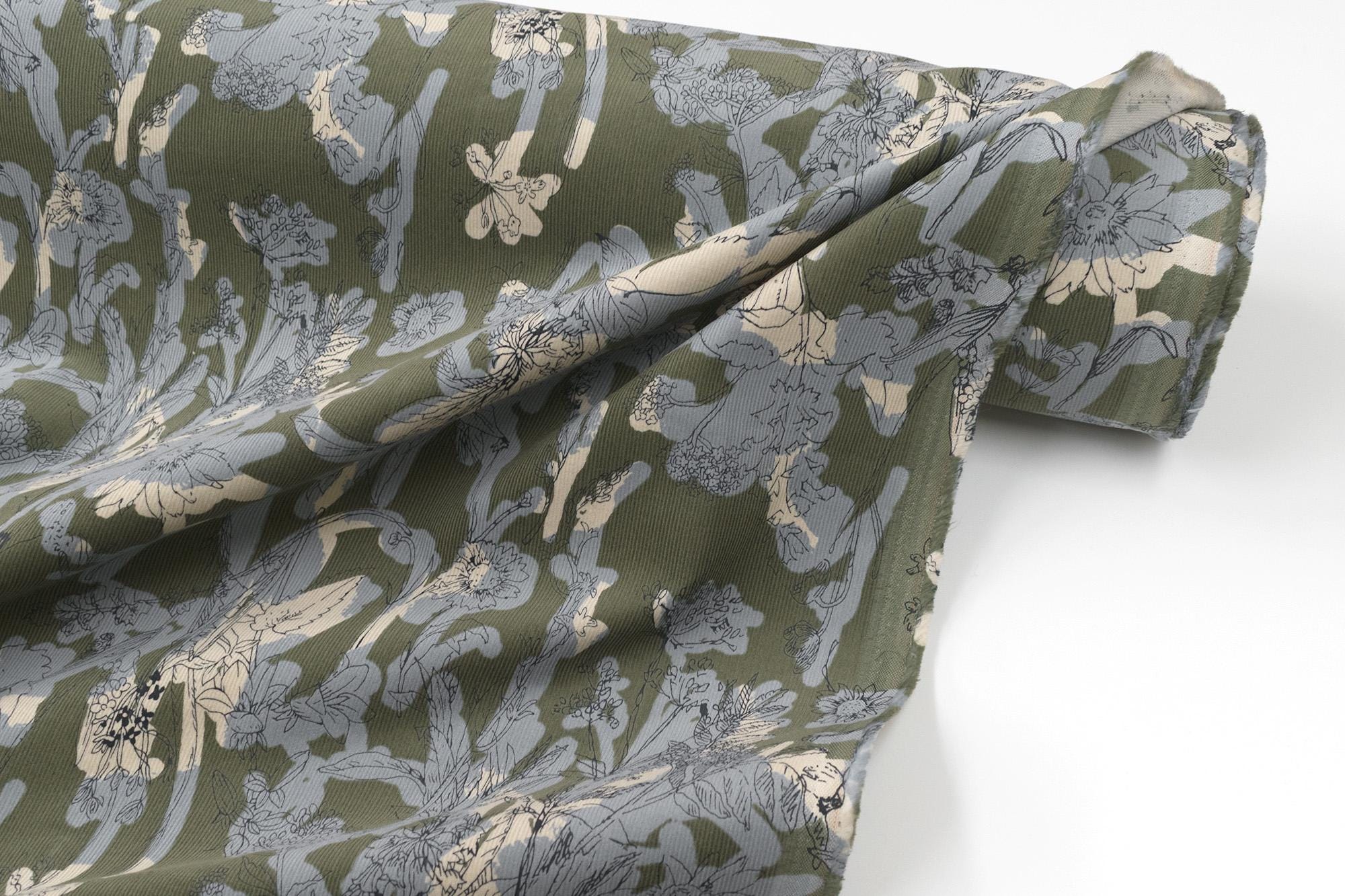 Japanese Fabric Corduroy Hailey - D - 50cm