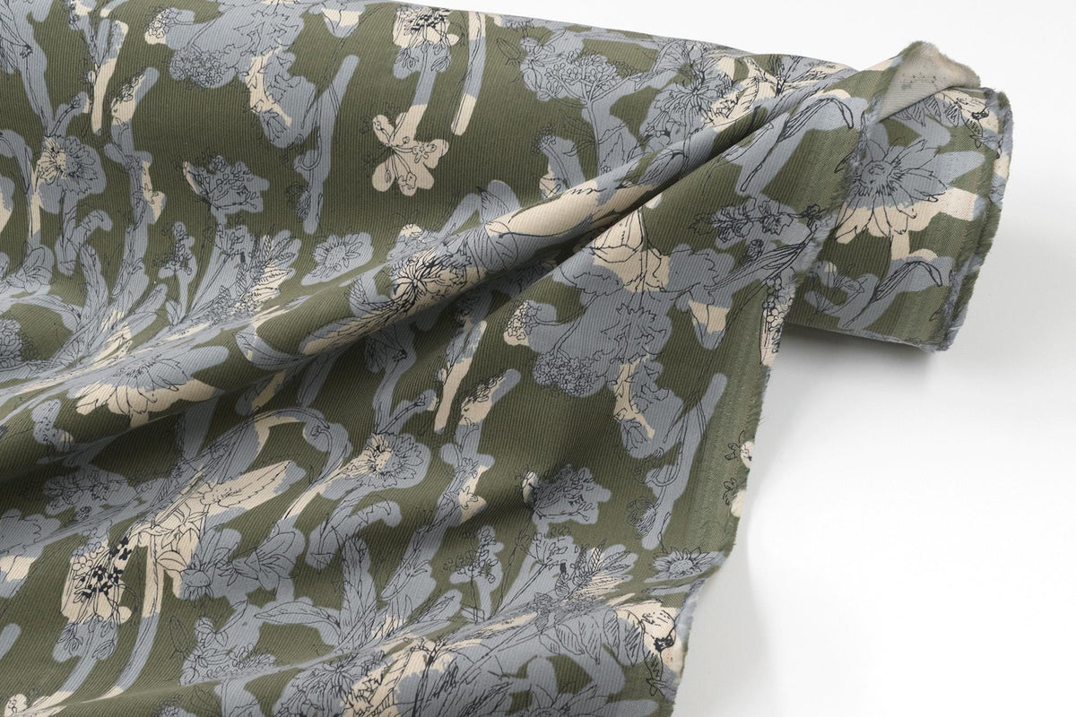 Japanese Fabric Corduroy Hailey - D - 50cm