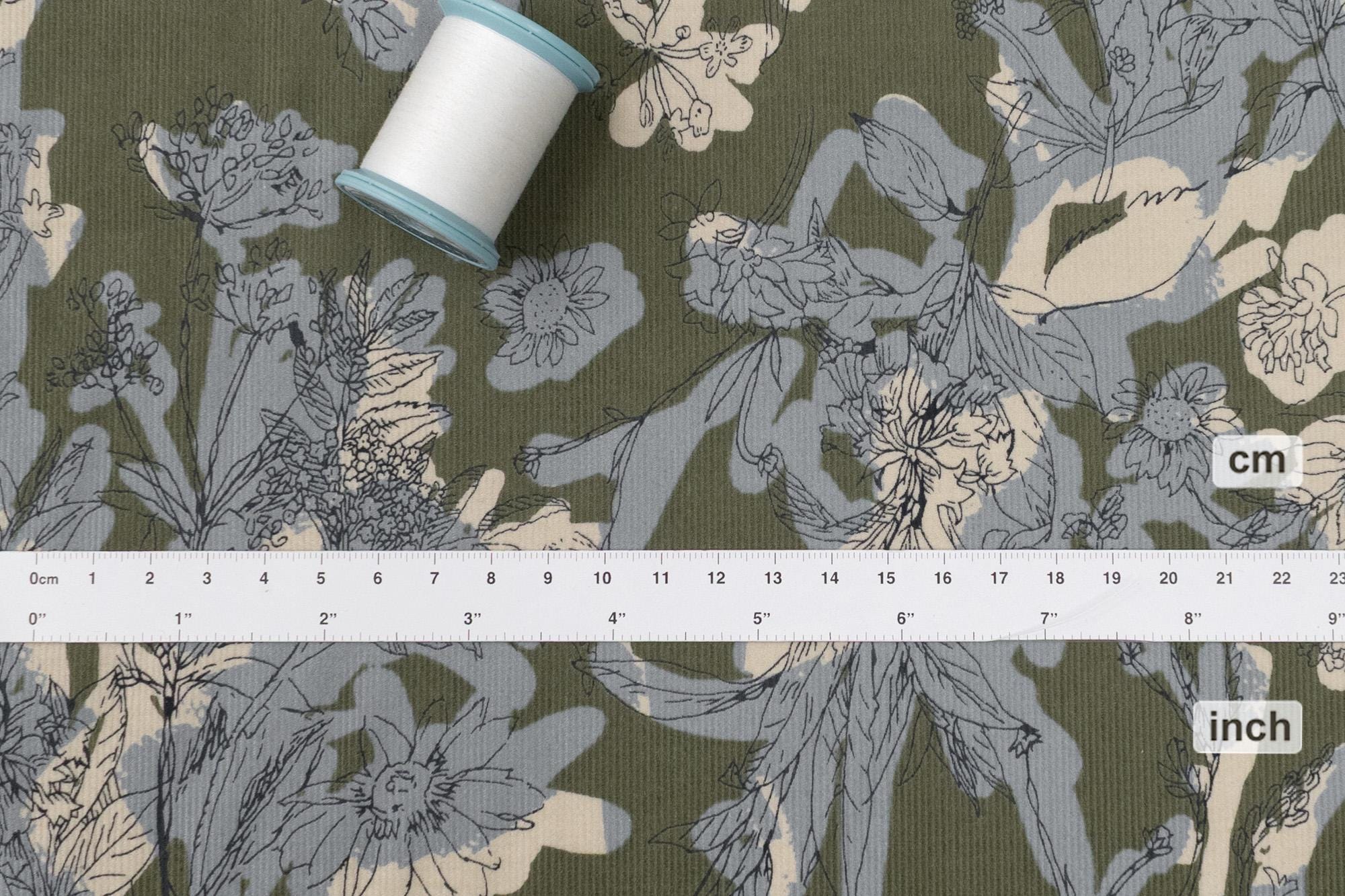 Japanese Fabric Corduroy Hailey - D - 50cm