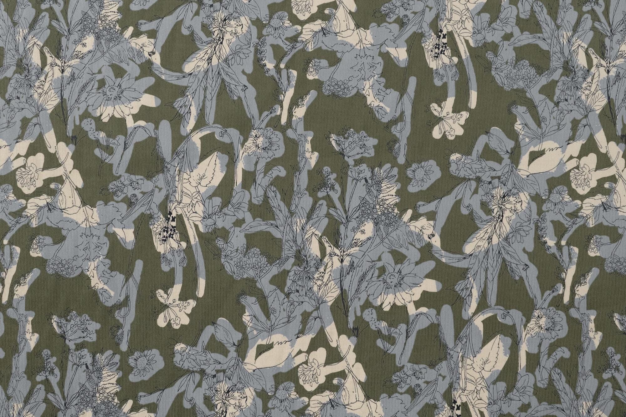 Japanese Fabric Corduroy Hailey - D - 50cm