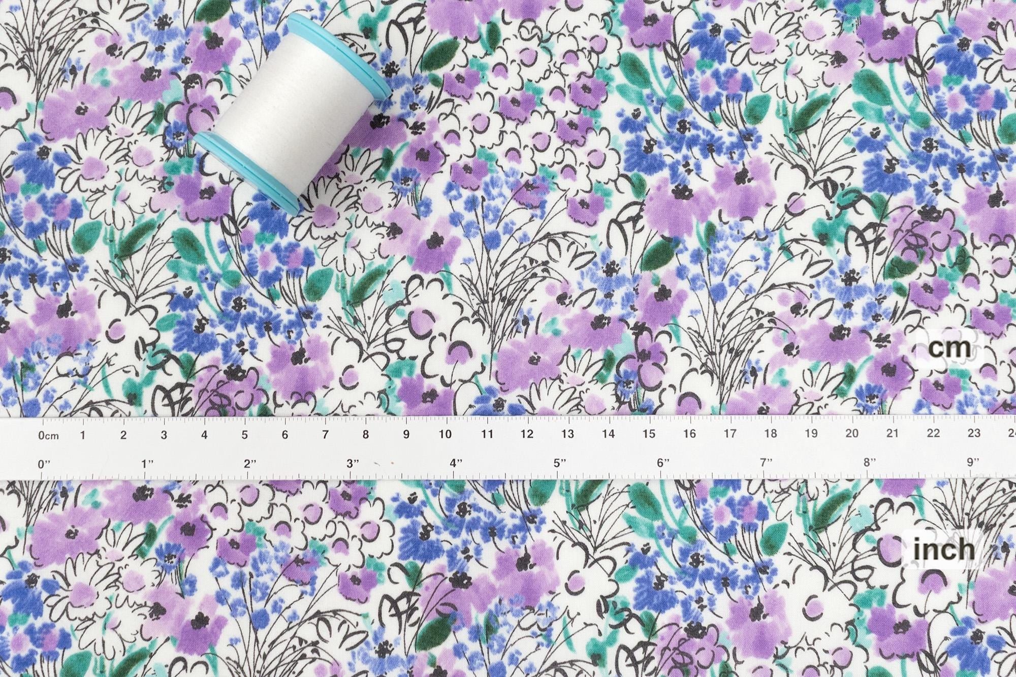 Japanese Fabric Vintage Floral - 50cm