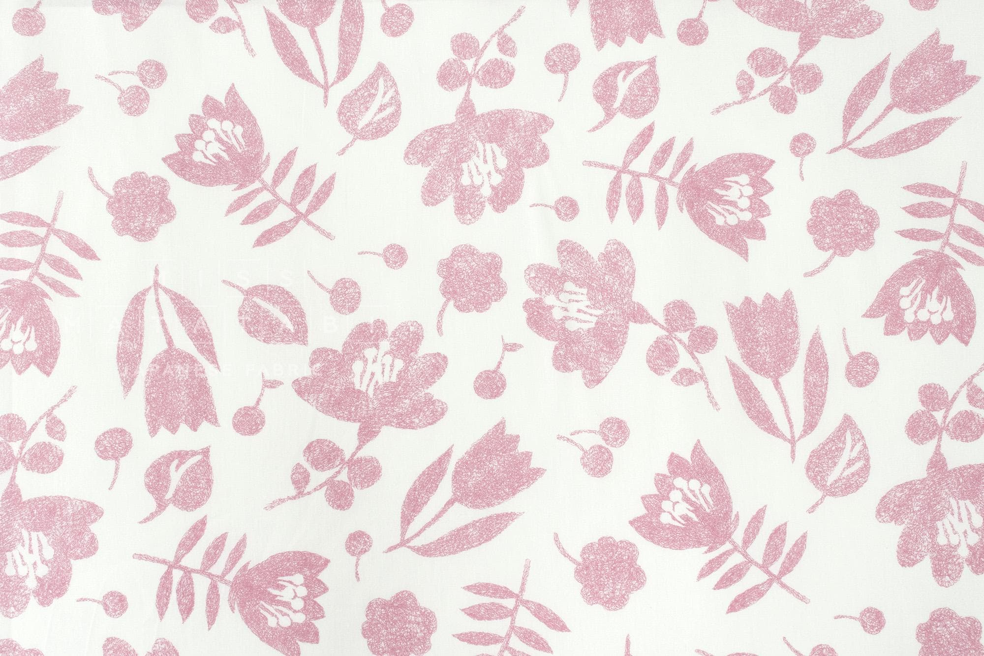 Japanese Fabric Lynette - pink - 50cm