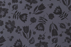 Japanese Fabric Lynette - charcoal - 50cm