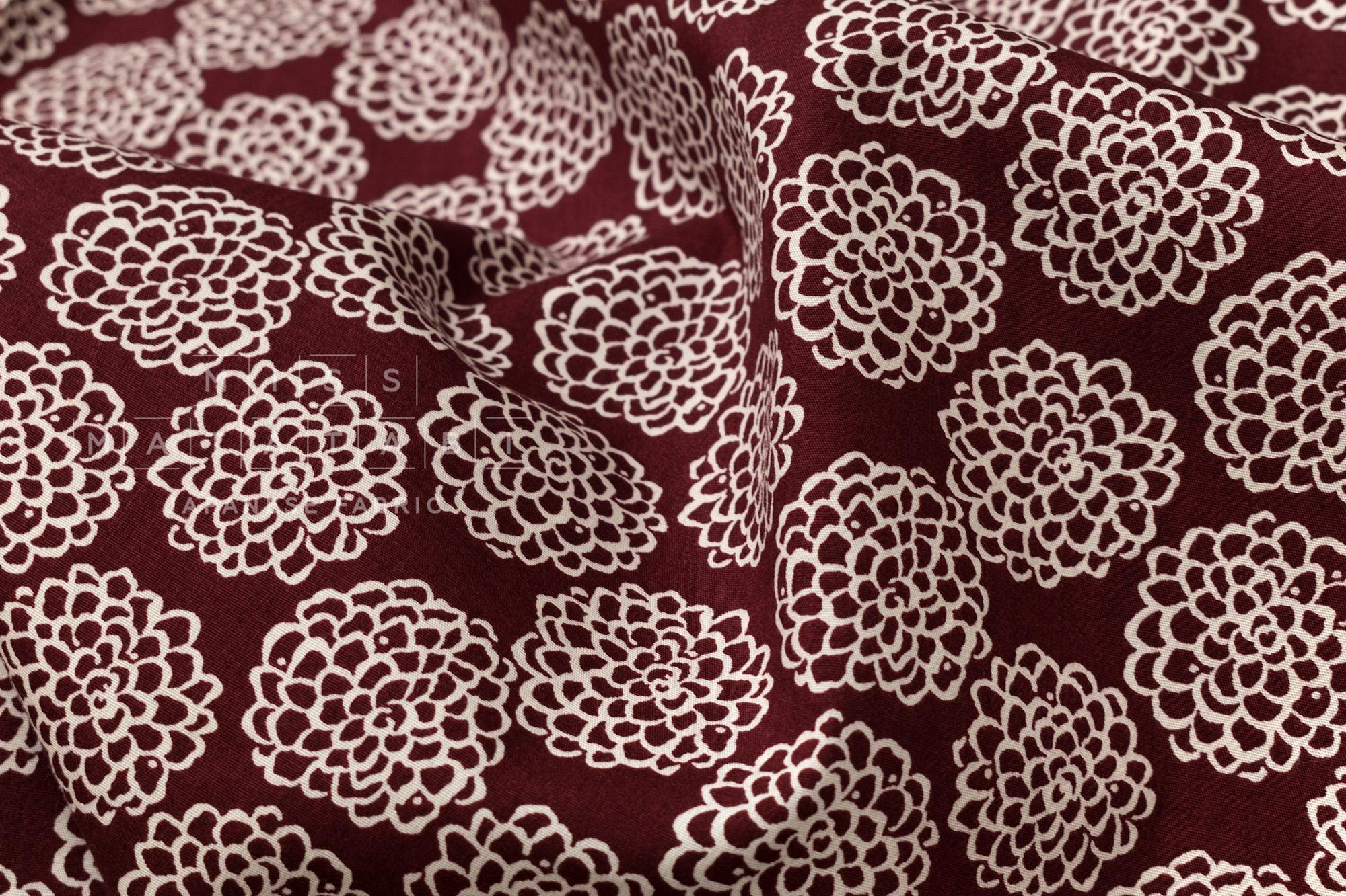 Japanese Fabric Mini Dahlia - F - 50cm