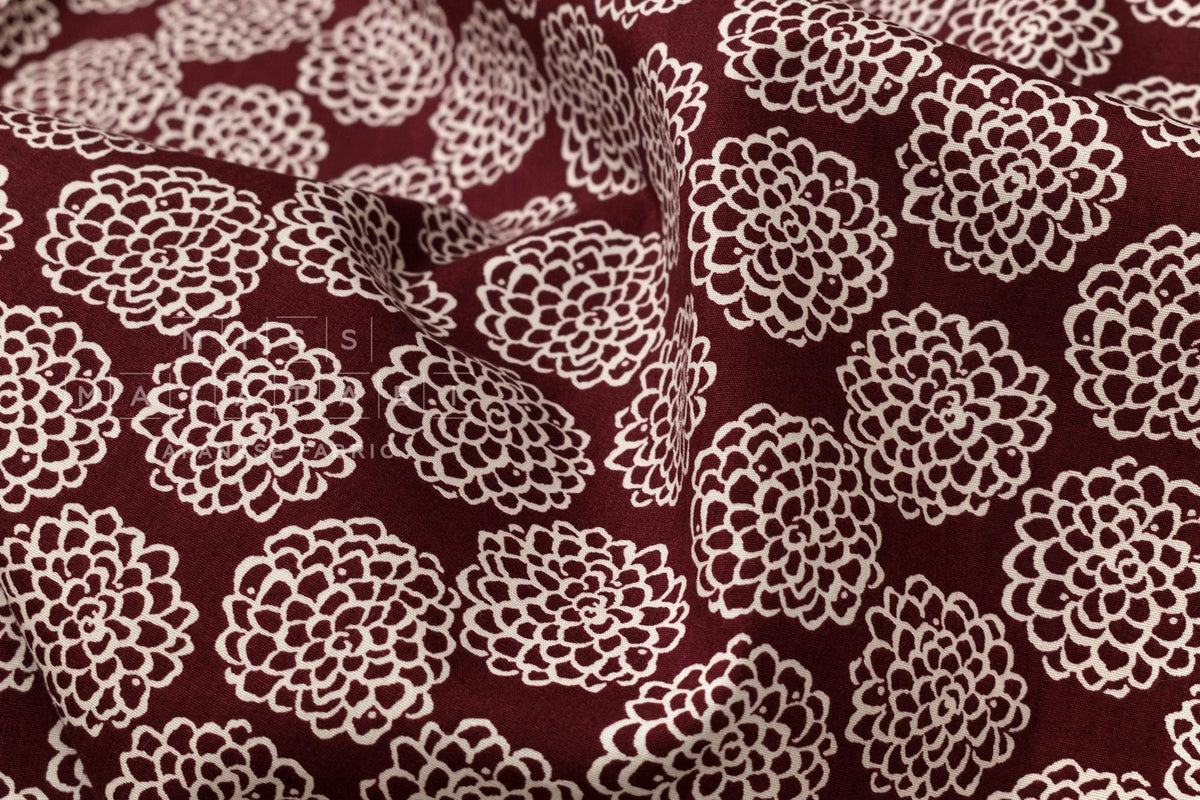 Japanese Fabric Mini Dahlia - F - 50cm