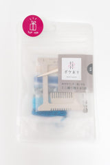 Japanese Pokeori Mini Loom Weaving Kit - blue
