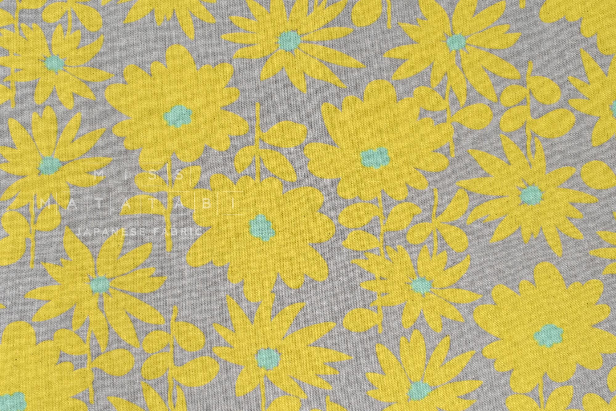 Japanese Fabric Daisy Daisy - E - 50cm