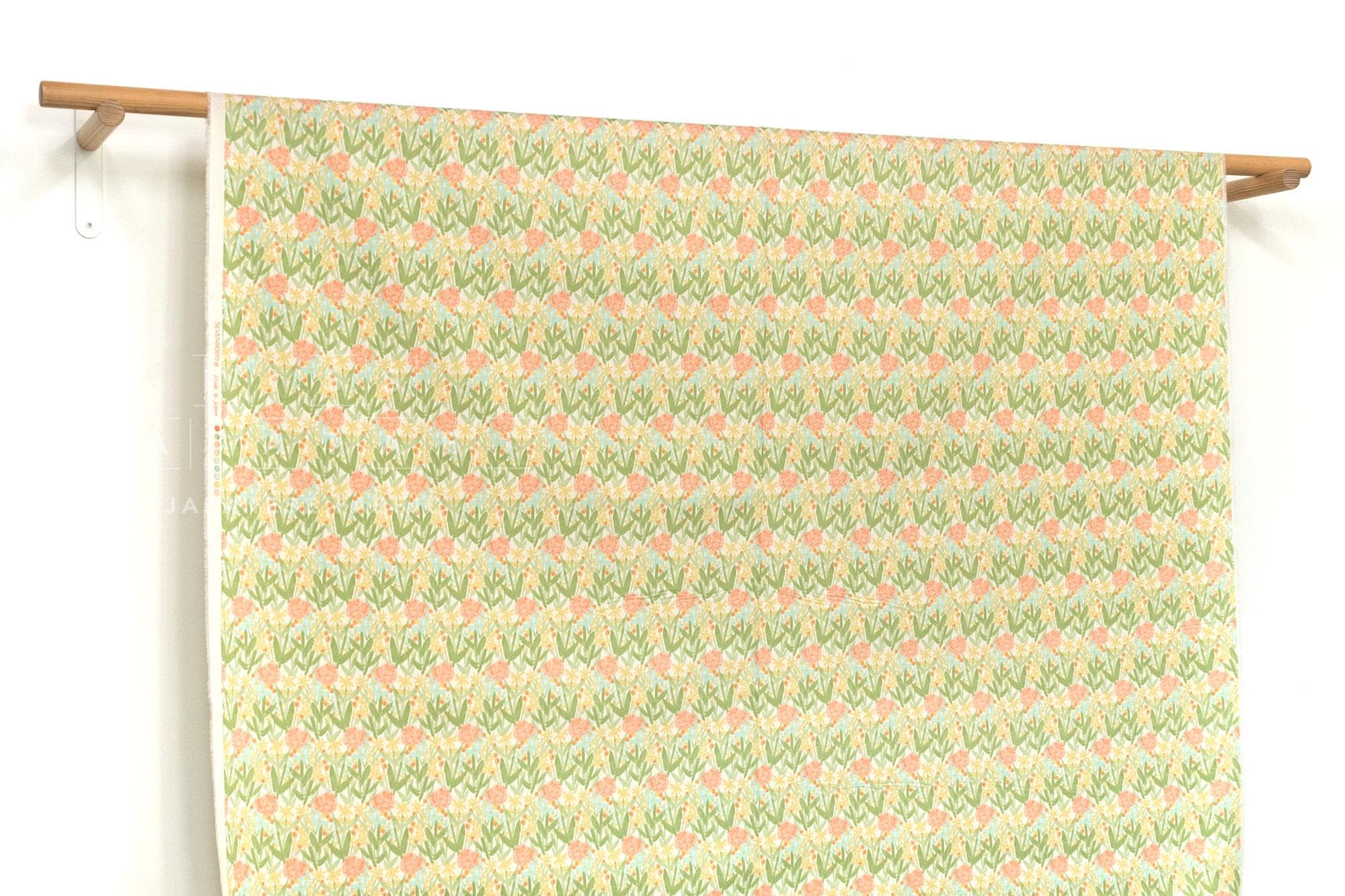 Japanese Fabric Flora - green - 50cm