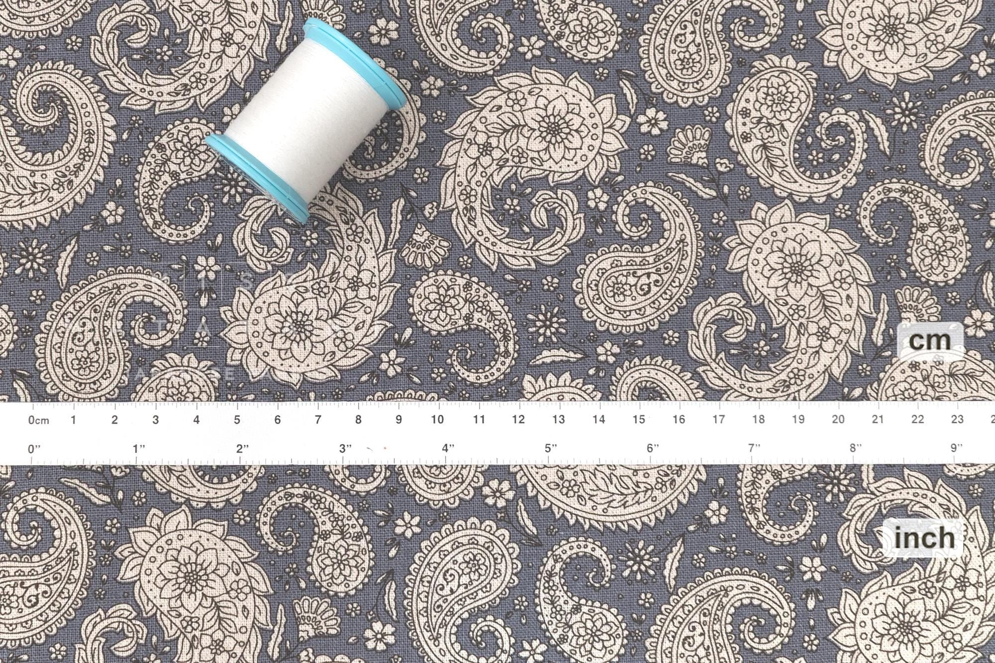 Japanese Fabric Modern Paisley - B - 50cm