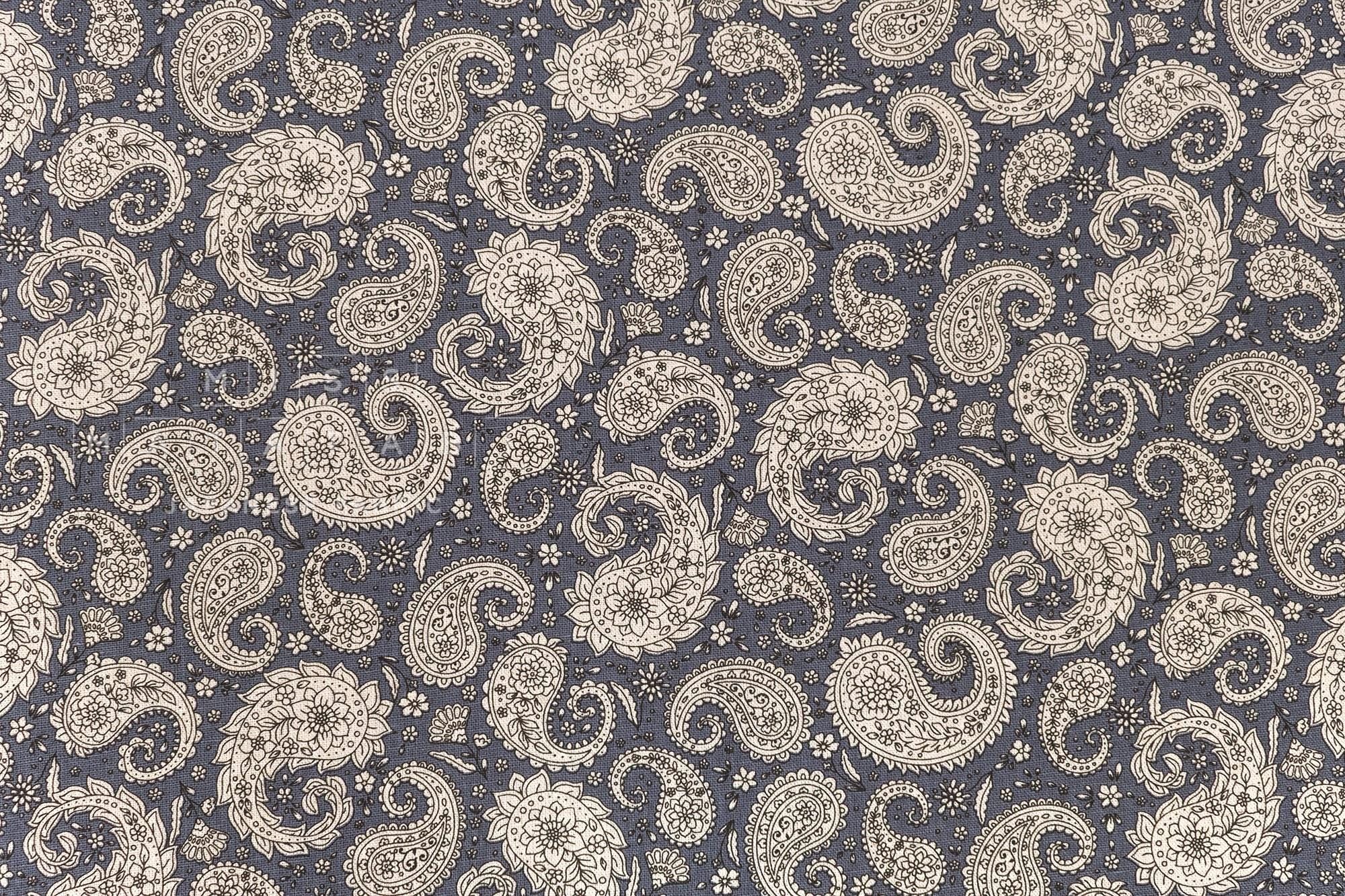 Japanese Fabric Modern Paisley - B - 50cm