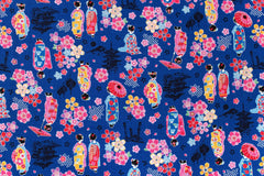Japanese Fabric Little Maiko Dobby - E - 50cm
