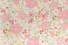 Japanese Fabric All the Flowers - pink - 50cm