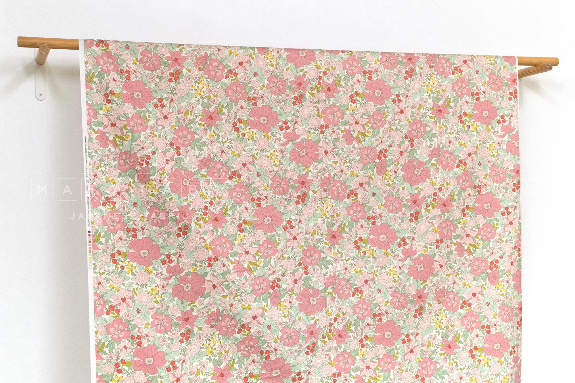 Japanese Fabric All the Flowers - pink - 50cm