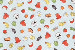 Japanese Fabric Obento - light blue - 50cm
