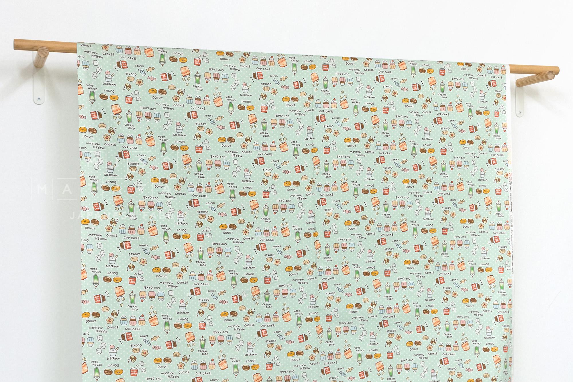Japanese Fabric Kawaii Snack Time - E - 50cm