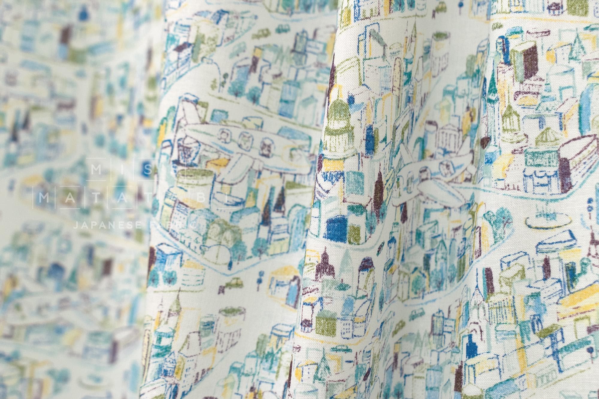 Japanese Fabric Cats Take Flight - C - 50cm