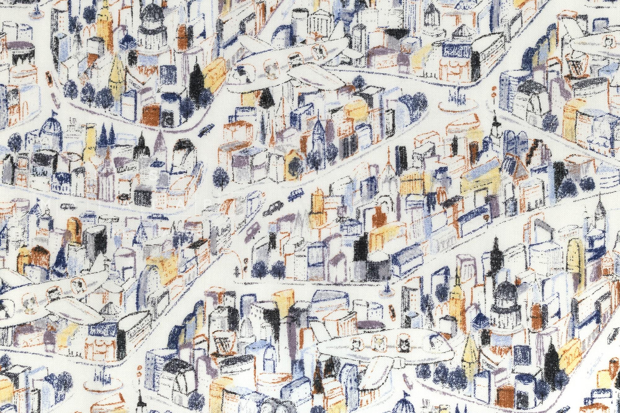 Japanese Fabric Cats Take Flight - E - 50cm