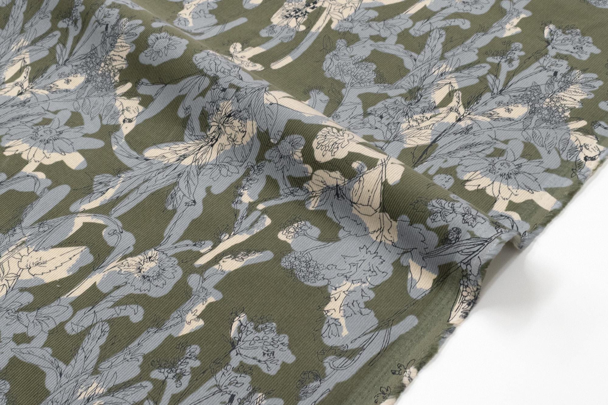 Japanese Fabric Corduroy Hailey - D - 50cm