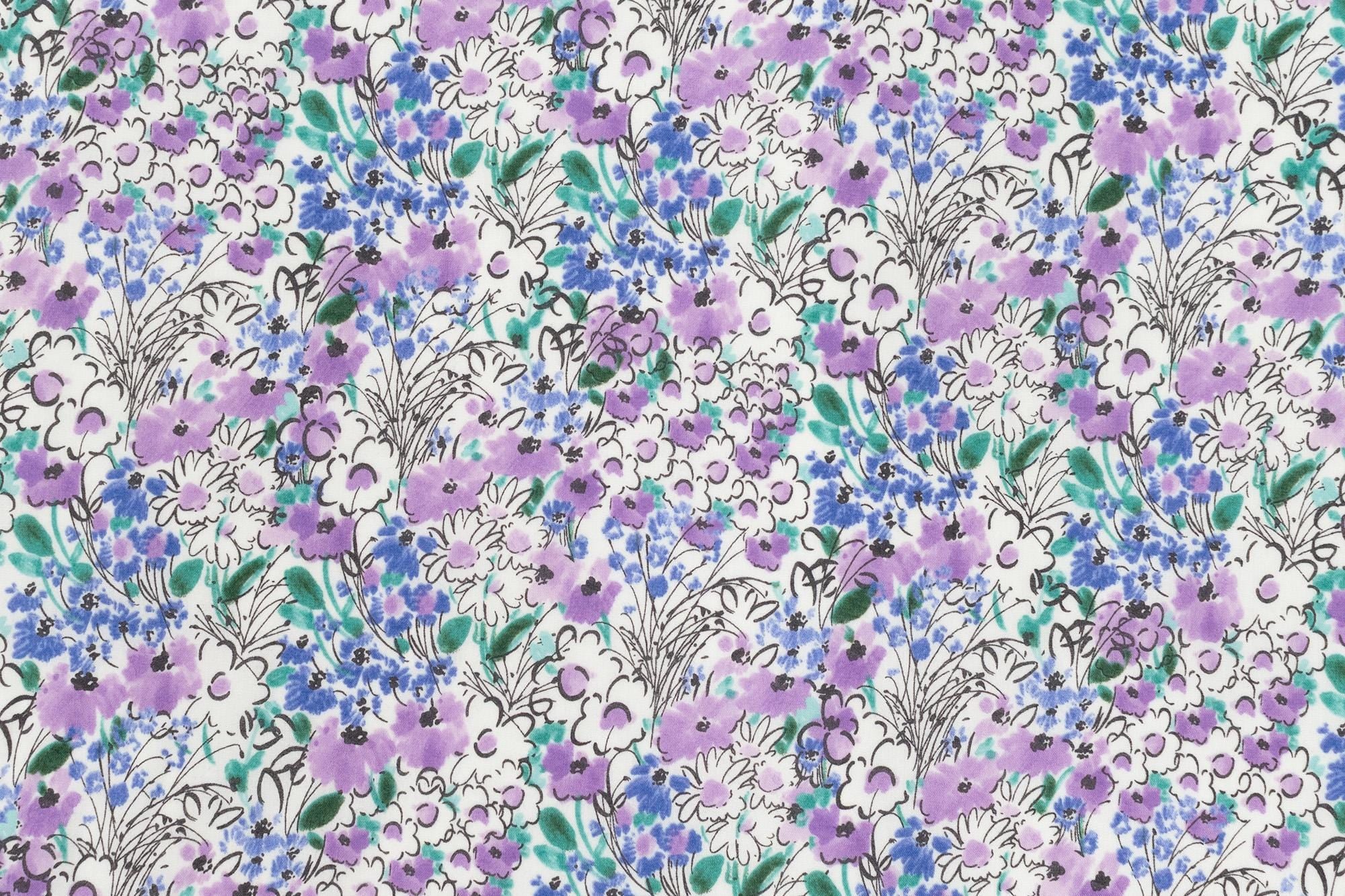 Japanese Fabric Vintage Floral - 50cm
