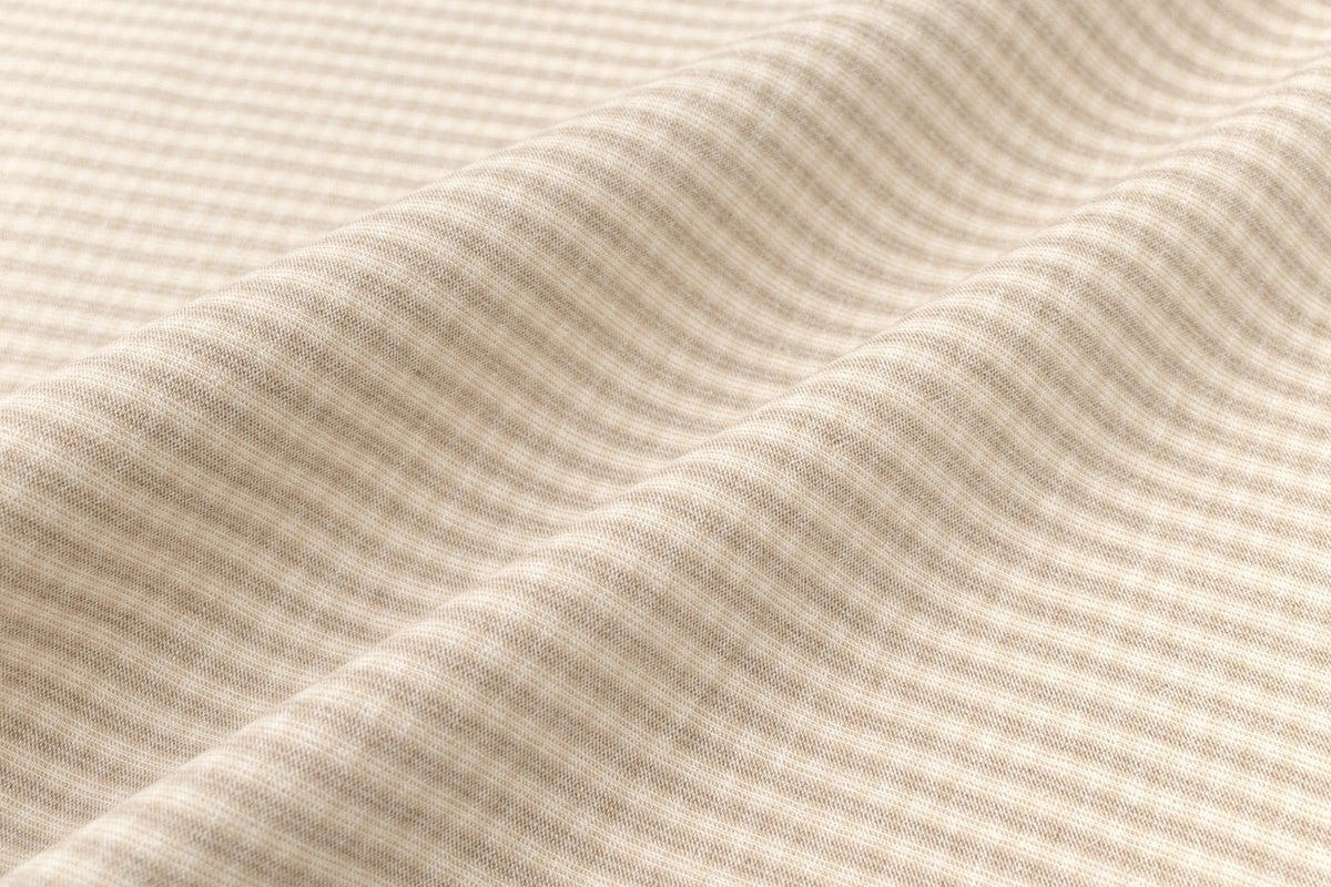 Japanese Fabric Yarn-Dyed Small Check - 6 - 50cm