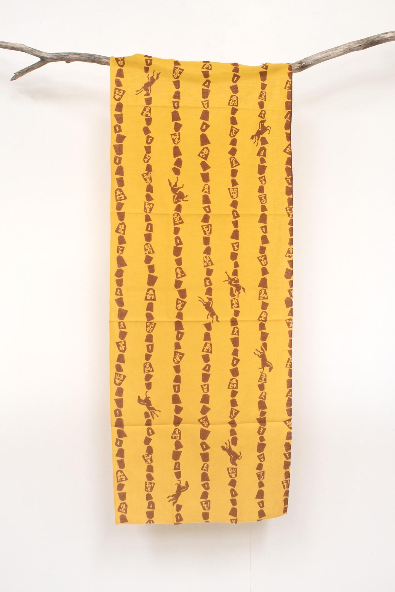 Shokunin Collection Hand-printed Chusen Japanese Tenugui Fabric - Year of the Horse 2026 - umakuiku 52